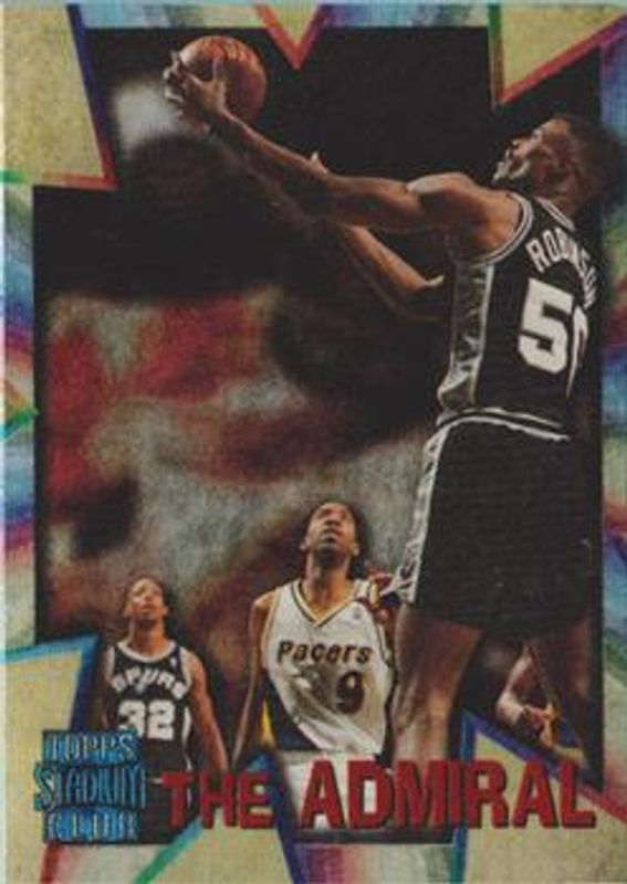 David Robinson 1996 Stadium Club #MH2 Mega Heroes RAW