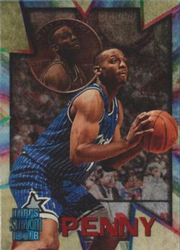 Anfernee Hardaway 1996 Stadium Club #MH5 Mega Heroes RAW