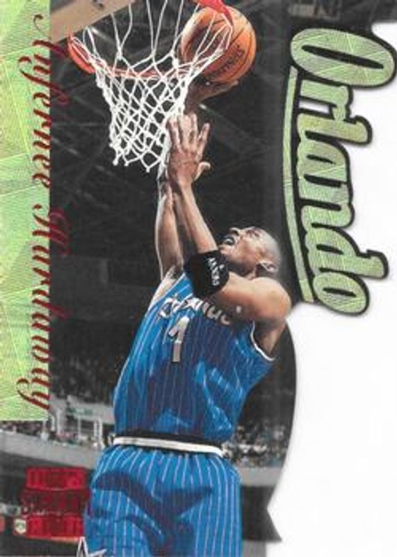 Anfernee Hardaway 1996 Stadium Club #F16 Fusion die-cut RAW