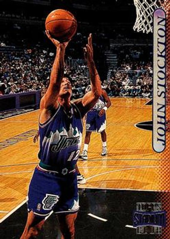 John Stockton 1996 Stadium Club #107 Base RAW
