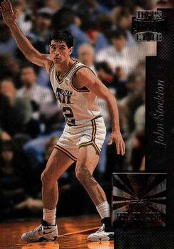 John Stockton 1996 Stadium Club #GM2 Golden Moments RAW