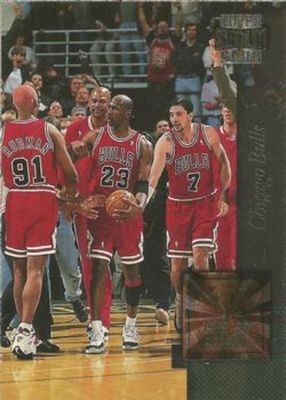 Chicago Bulls 1996 Topps Chrome #72 Base (72 Wins) Price