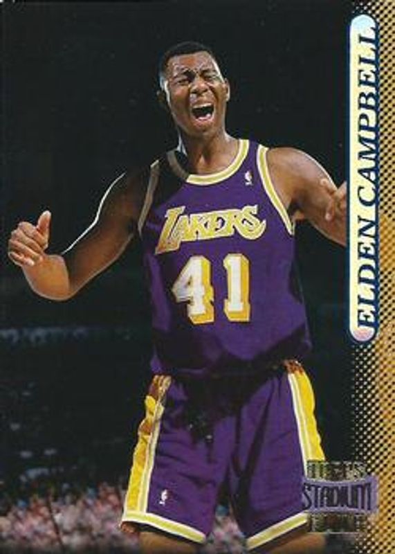 Elden Campbell 1996 Stadium Club #47 Base RAW