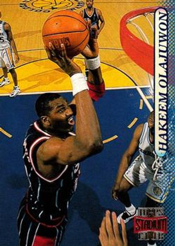 Hakeem Olajuwon 1996 Stadium Club #123 Base RAW