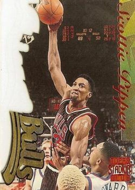 Scottie Pippen 1996 Stadium Club #F9 Member's Only Fusion RAW