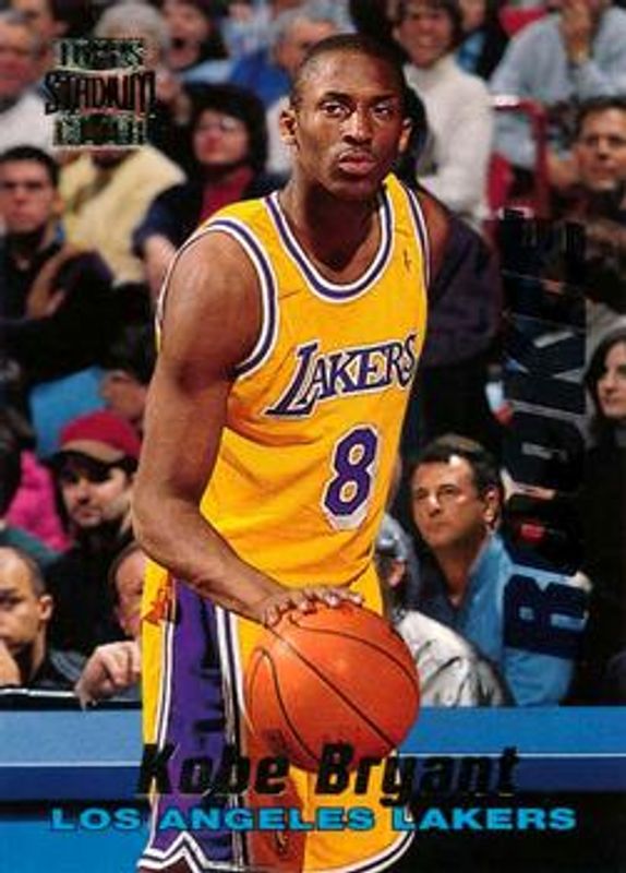 Kobe Bryant 1996 Stadium Club #R12 Rookies (Series One) RAW