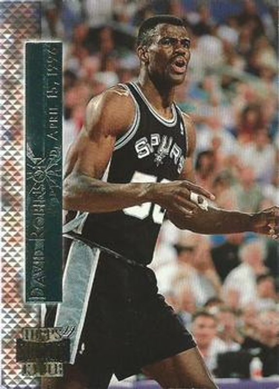 David Robinson 1996 Stadium Club #SM8 Shining Moments RAW