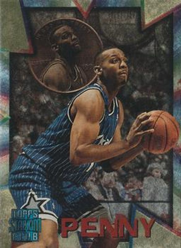 Anfernee Hardaway 1996 Stadium Club #MH5 Member's Only Mega Heroes RAW
