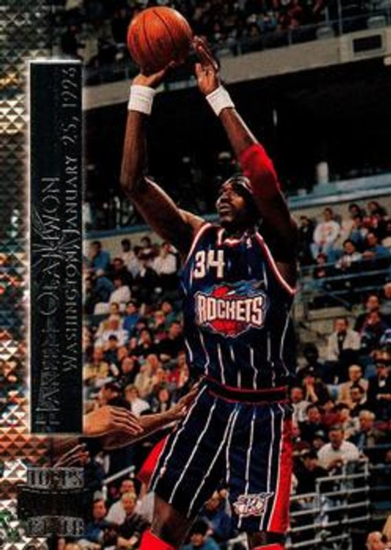 Hakeem Olajuwon 1996 Stadium Club #SM4 Shining Moments RAW