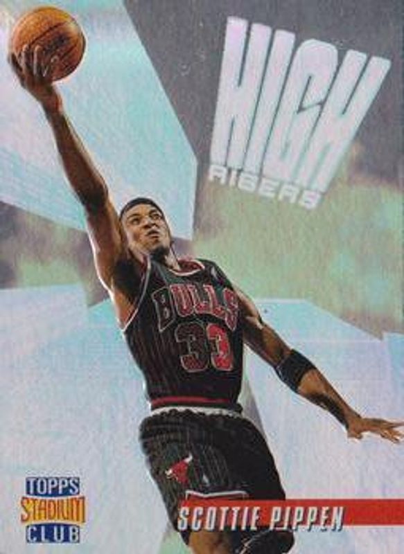 Scottie Pippen 1996 Stadium Club #HR1 High Risers RAW