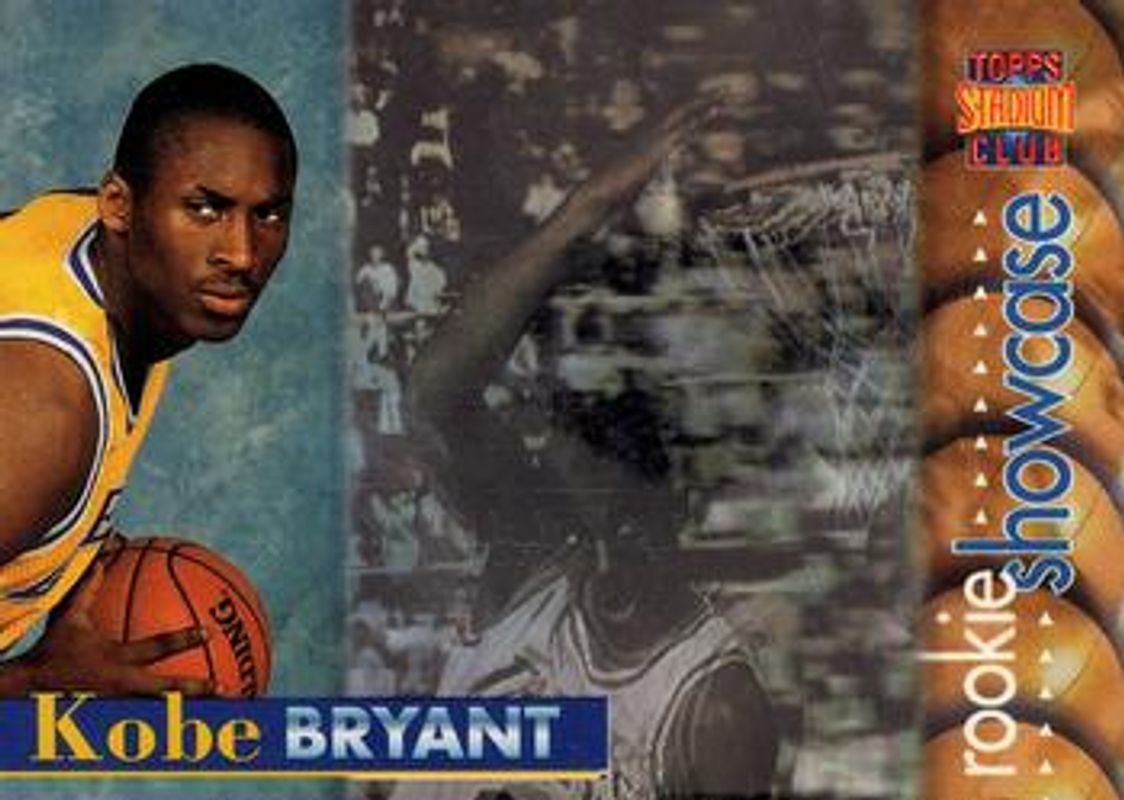 Kobe Bryant 1996 Stadium Club #RS11 Member's Only Rookie Showcase RAW