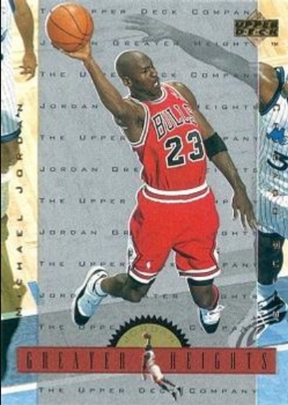 Michael Jordan 1996 Upper Deck #GH6 Michael Jordan Greater Heights RAW
