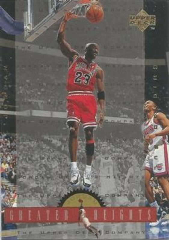 Michael Jordan 1996 Upper Deck #GH1 Michael Jordan Greater Heights RAW