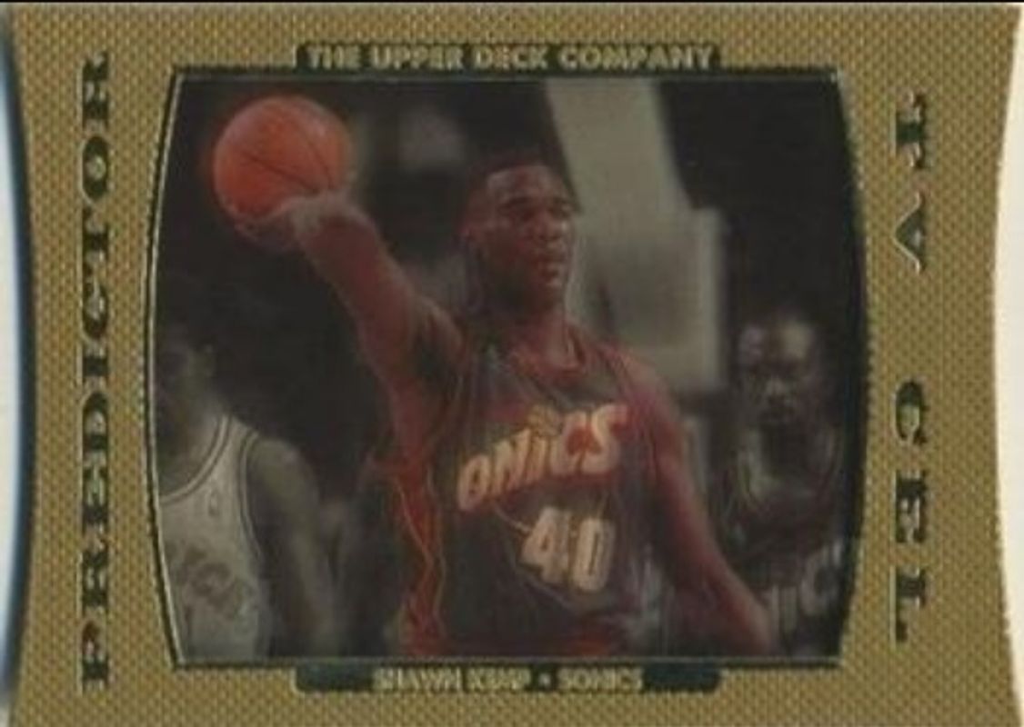 Shawn Kemp 1996 Upper Deck #TV17 Predictors I TV Cel Exchange RAW