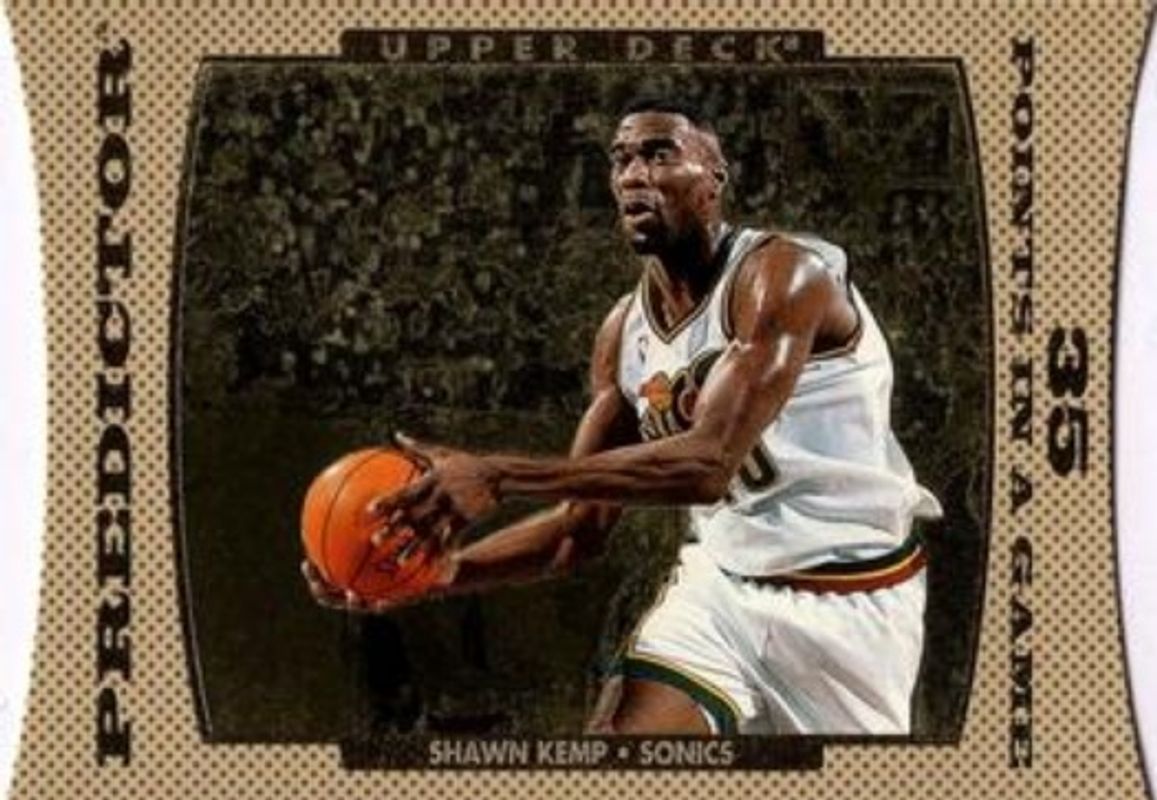 Shawn Kemp 1996 Upper Deck #P16 Predictors II RAW
