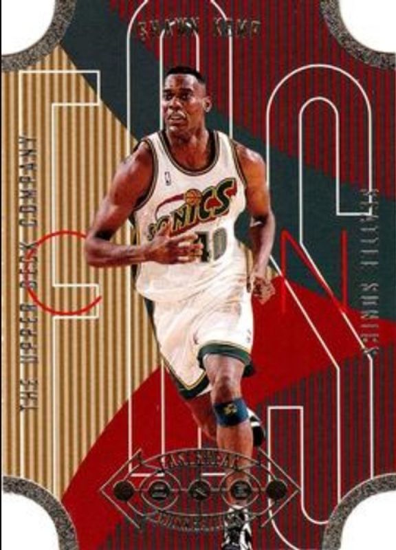 Shawn Kemp 1996 Upper Deck #FB19 Fast Break Connections RAW
