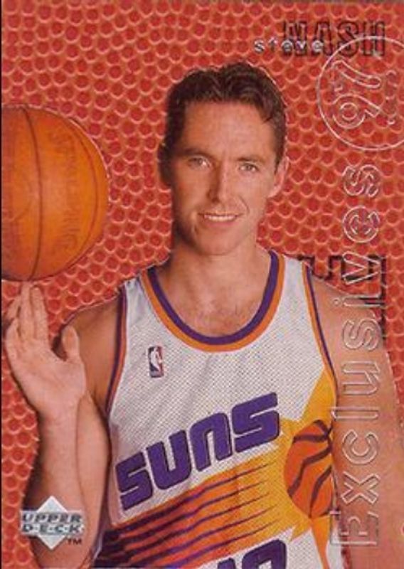 Steve Nash 1996 Upper Deck #R18 Rookie Exclusives RAW