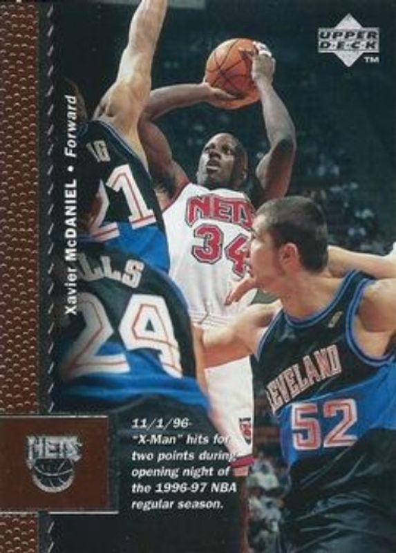 Xavier McDaniel 1996 Upper Deck #257 Base RAW