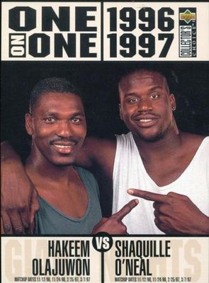 1996 Collector's Choice #2 One on One 5x7