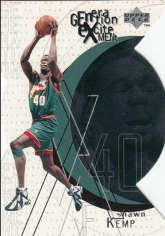 Shawn Kemp 1996 Upper Deck #G18 Generation Excitement RAW