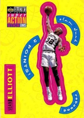 1996 Collector's Choice #S24 Super Action Stick 'Ums (Series Two Stickers)