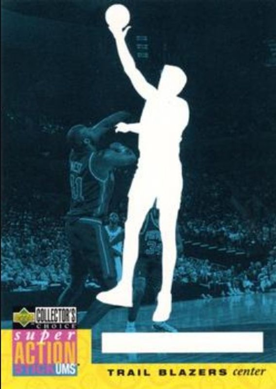 Arvydas Sabonis 1996 Collector's Choice #B22 Super Action Stick 'Ums (Series Two Bases) RAW