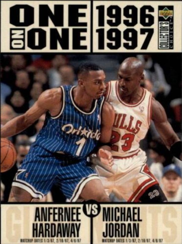 1996 Upper Deck Collector's Choice #1 One on One 5x7