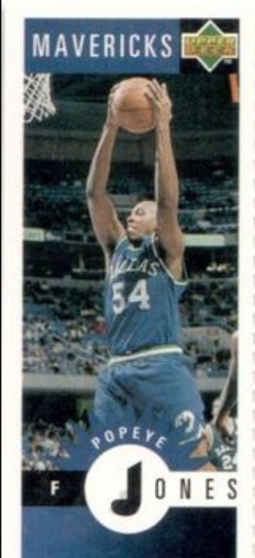 Popeye Jones 1996 Collector's Choice #M19 Mini Cards RAW