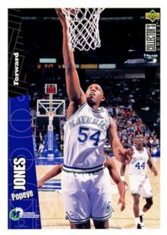 Popeye Jones 1996 Collector's Choice #40 Base RAW