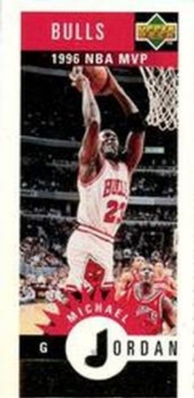 Michael Jordan 1996 Collector's Choice #M11 Mini Cards - Gold RAW