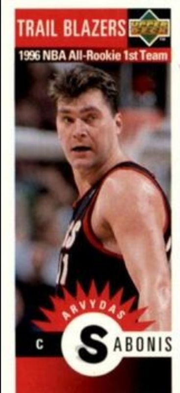 Arvydas Sabonis 1996 Collector's Choice #M69 Mini Cards RAW