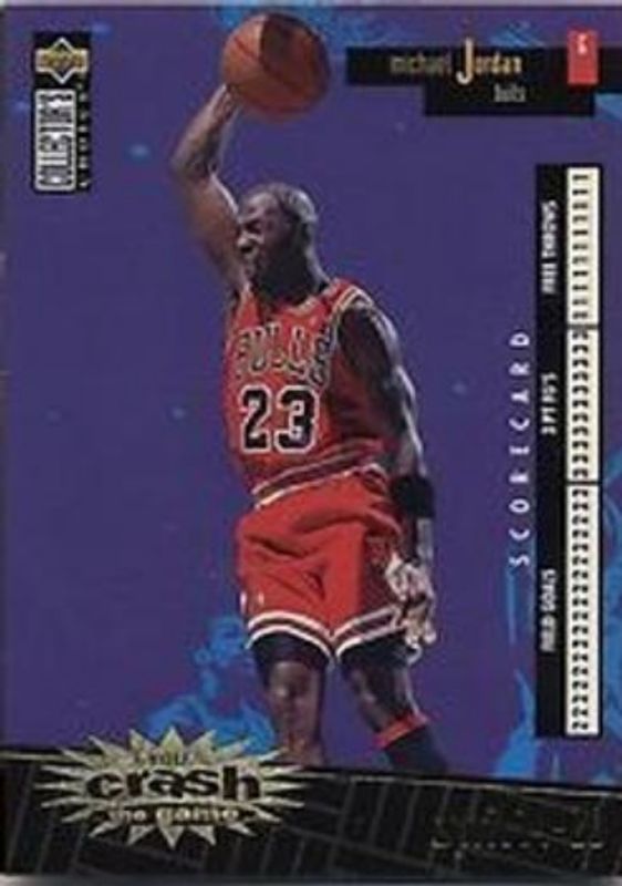 Michael Jordan 1996 Collector's Choice #C30b You Crash the Game Scoring Gold (Series Two) RAW