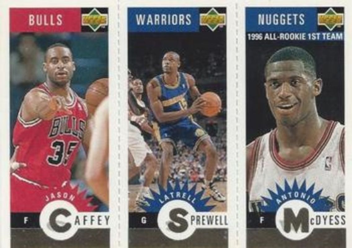 1996 Collector's Choice #M100/M118/M111 Mini Cards Panels - Gold