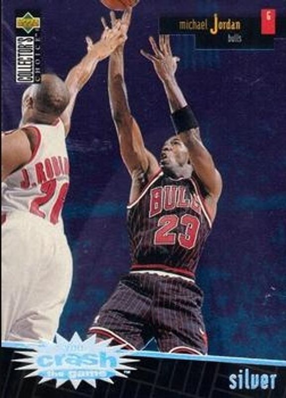 Michael Jordan 1996 Collector's Choice #R30 You Crash the Game Scoring Silver Exchange (Series Two) RAW