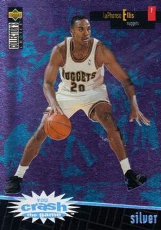 LaPhonso Ellis 1996 Collector's Choice #R7 You Crash the Game Scoring Silver Exchange (Series Two) RAW