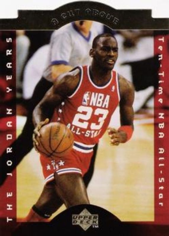Michael Jordan 1996 Collector's Choice #CA5 A Cut Above: The Jordan Years RAW