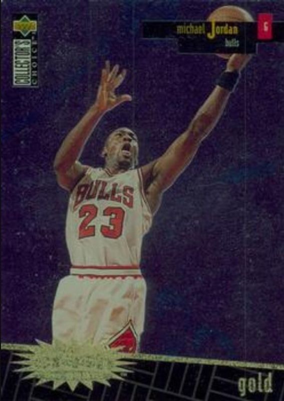 Michael Jordan 1996 Collector's Choice #R30 You Crash the Game Scoring Gold Exchange (Series One) RAW