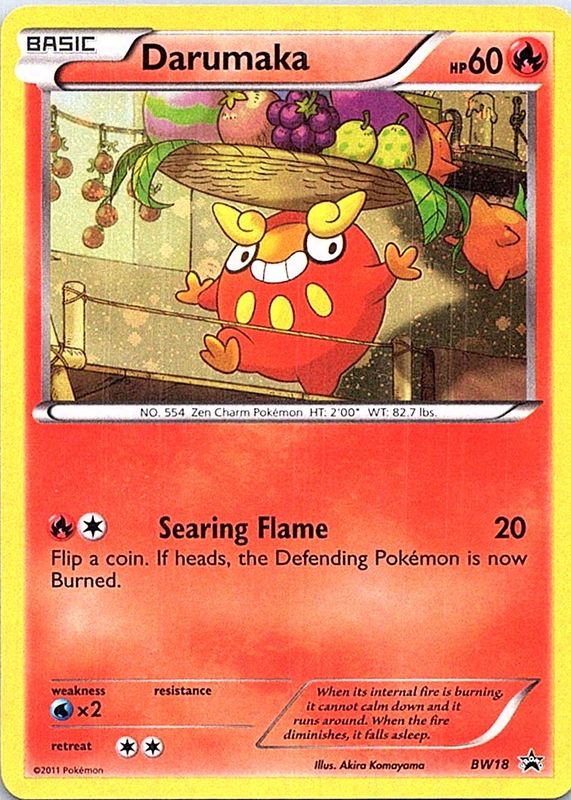 darumaka pokemon card AR 98/86 sv11B Black Bolt Japanese  GLIT Japanese Hobby Shop Common Card Type Darumaka (Mega Rising #39/331, 1-Diamond)