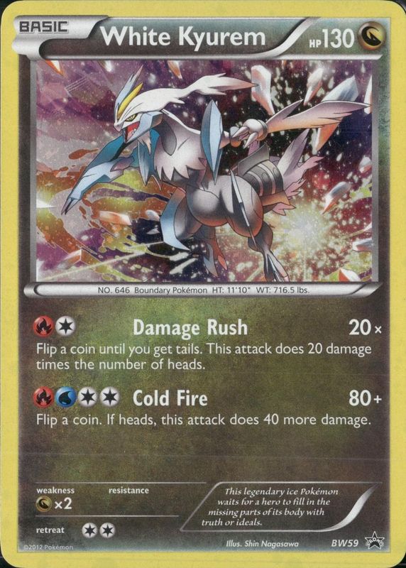 2013 Black & White: Black Star Promo #BW59 Holo (White Kyurem Box)
