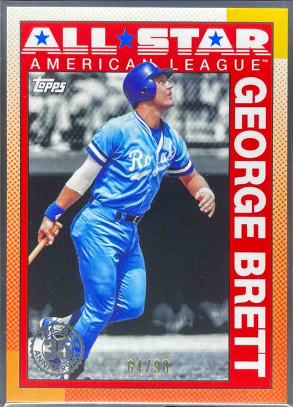 George Brett 2025 Topps #90AS-3 1990 Baseball All-Star - The Real One /90 RAW