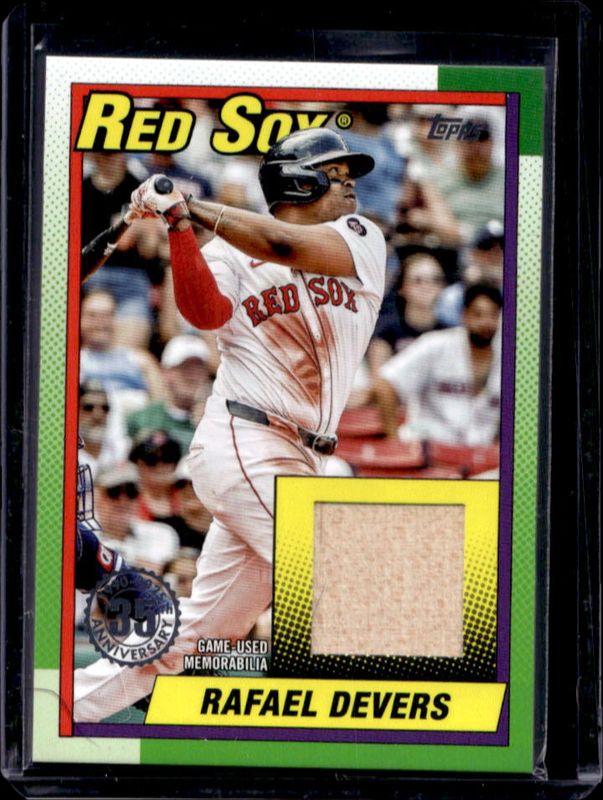 Rafael Devers 2025 Topps #T90R-RD 1990 Baseball Relics (Series 1) RAW