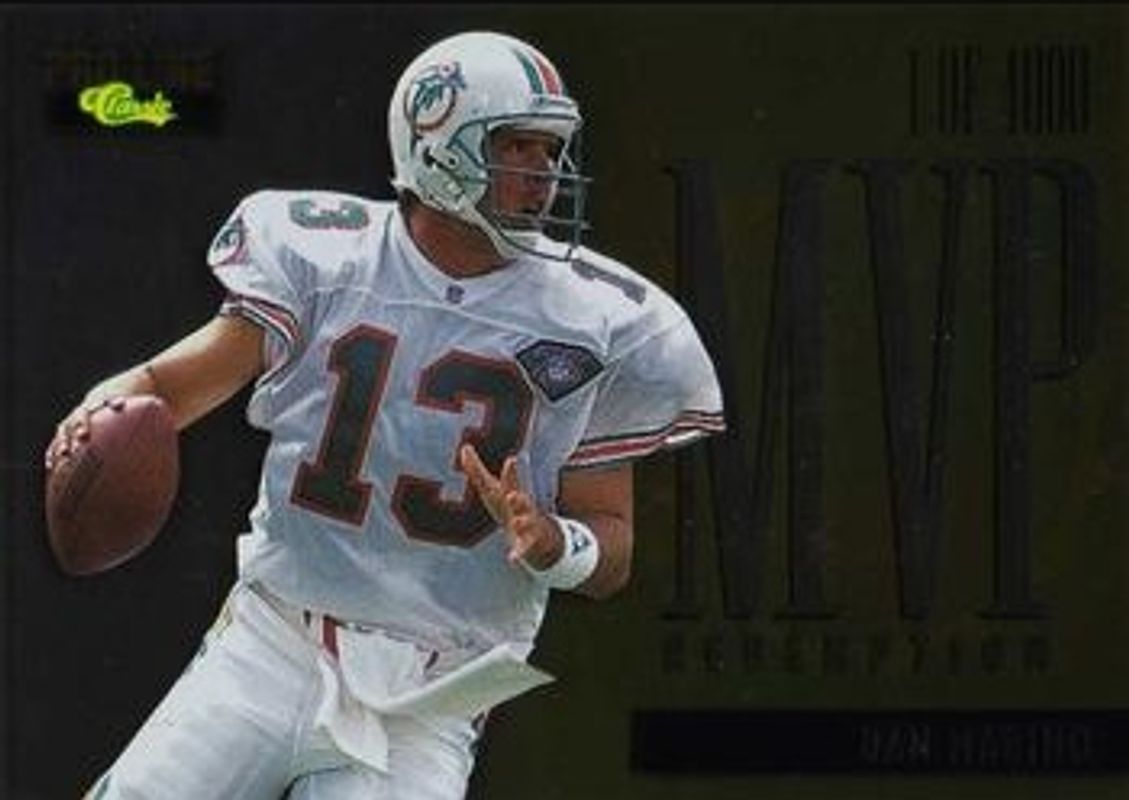 Dan Marino 1995 Classic Pro Line #MVP-18 MVP Redemptions (PR4000) Price ...