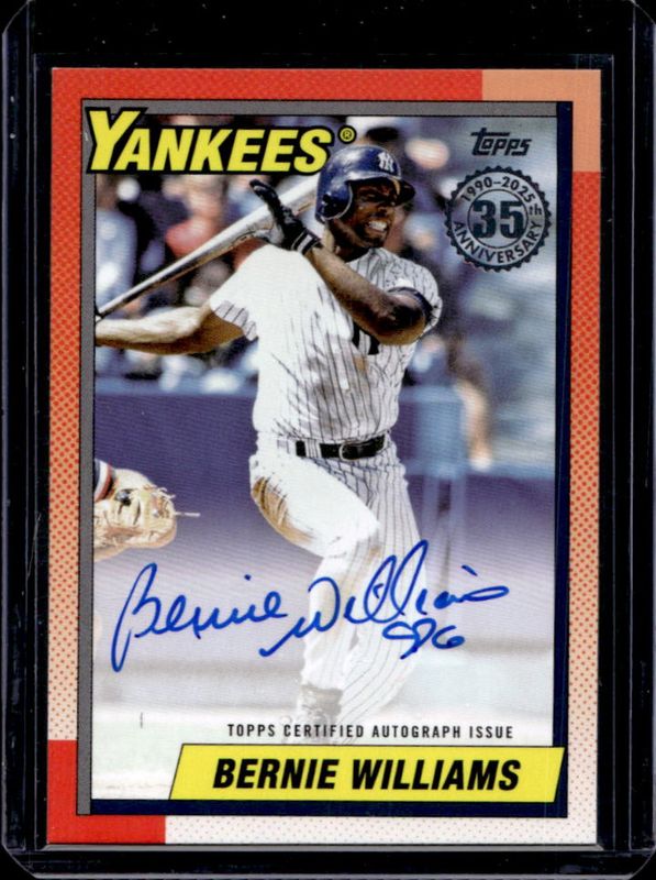 2025 Topps #90A-BW 1990 Baseball Autographs (Series 1)