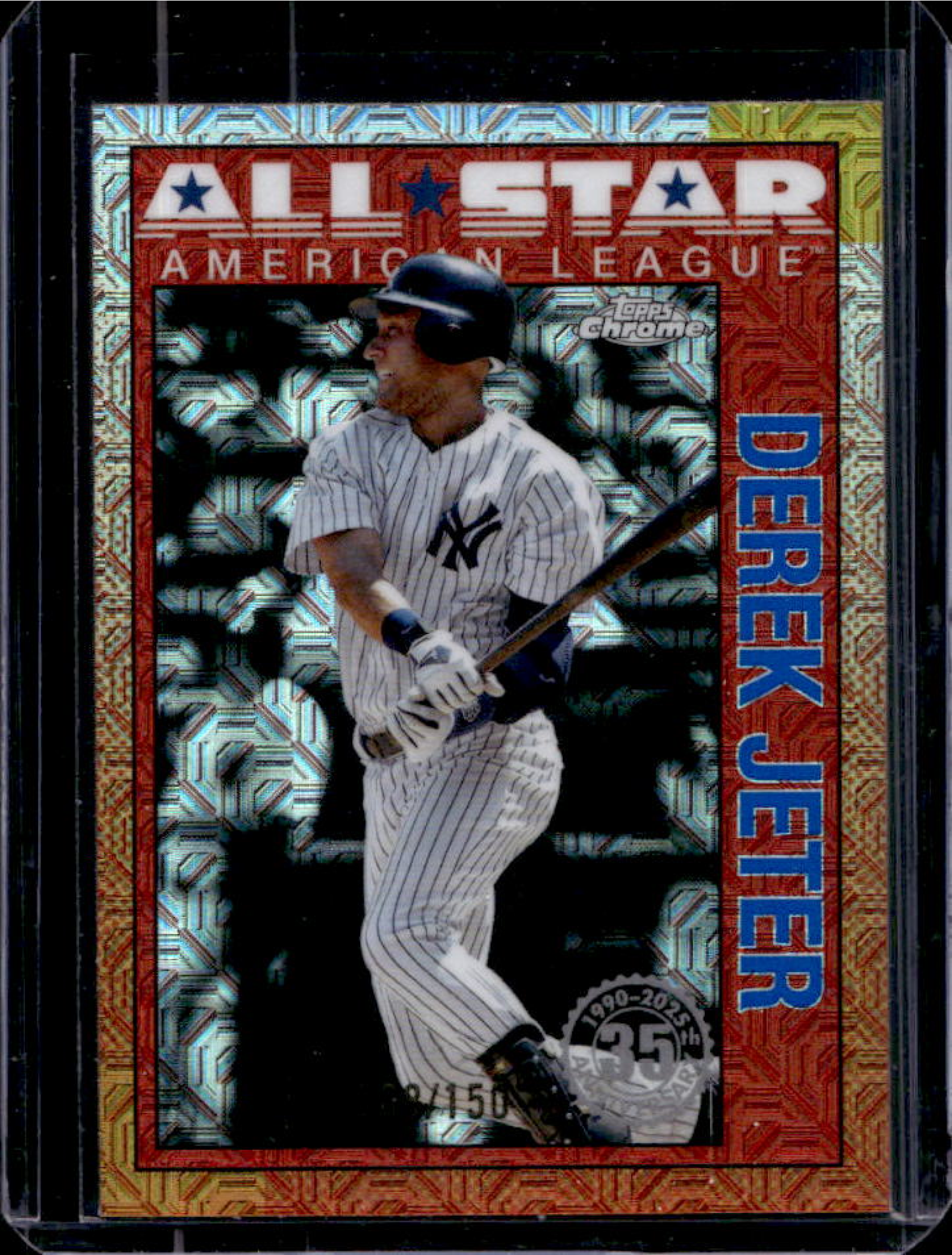Derek Jeter 2025 Topps #T90C-5 1990 Baseball Chrome Silver Pack