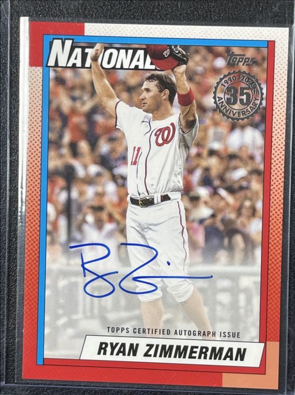 2025 Topps #90A-RZ 1990 Baseball Autographs (Series 1)