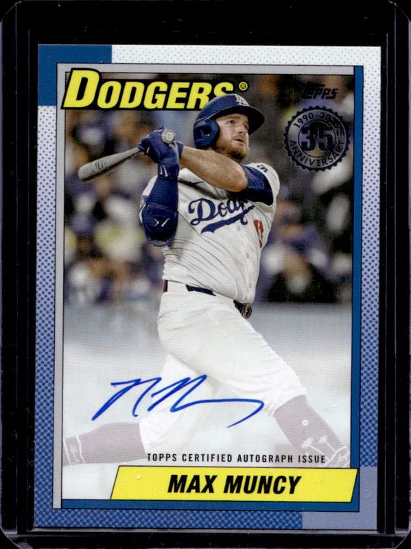 2025 Topps #90A-MMU 1990 Baseball Autographs (Series 1)