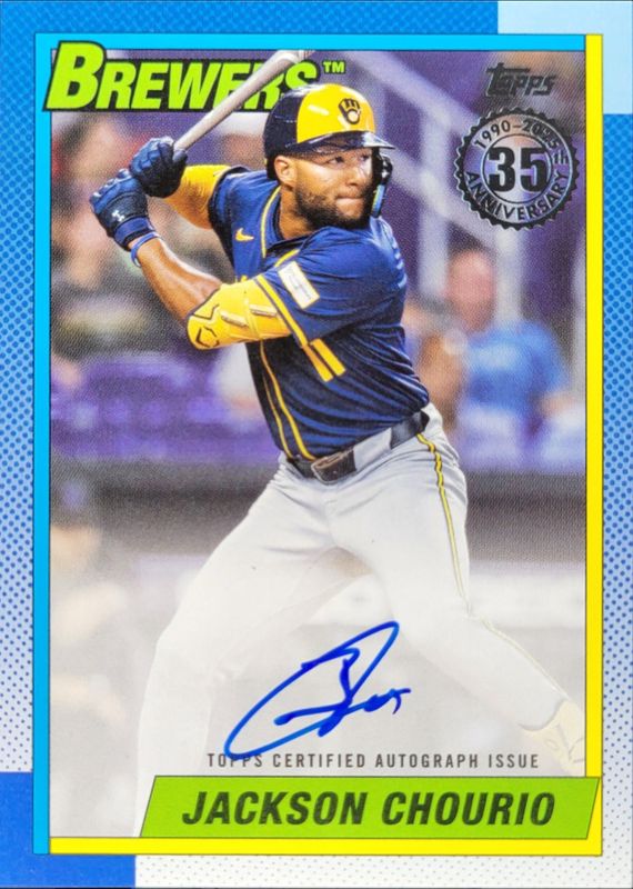 Bo Jackson 2025 Topps #90AU-BJ 1990 Baseball Autographs (Series 1) RAW