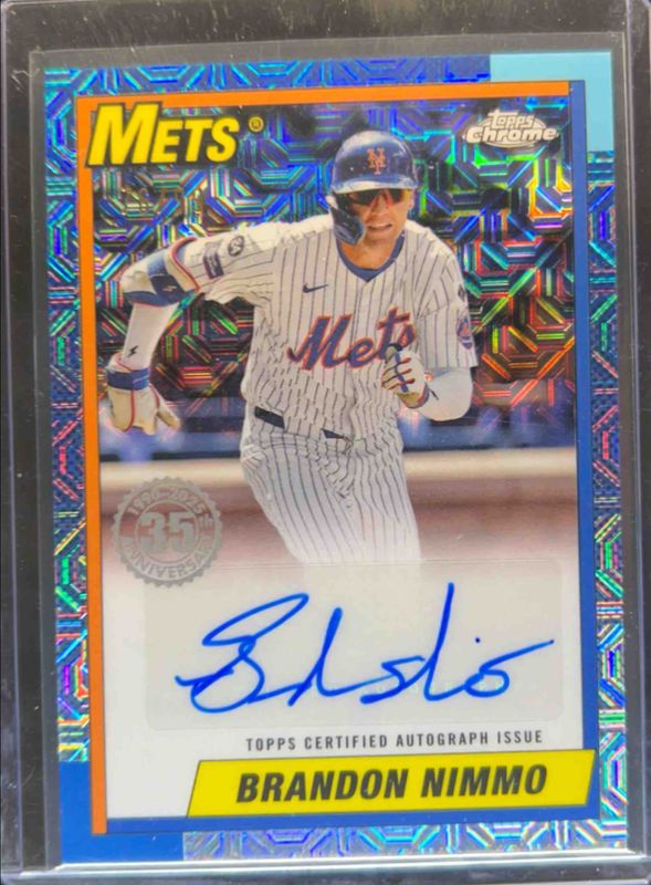 2025 Topps #90A-BN 1990 Baseball Autographs (Series 1)