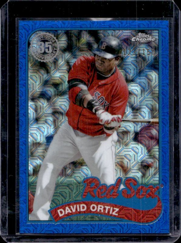 David Ortiz 2025 Topps #T90R-DO 1990 Baseball Relics (Series 1) - Blue /150 RAW