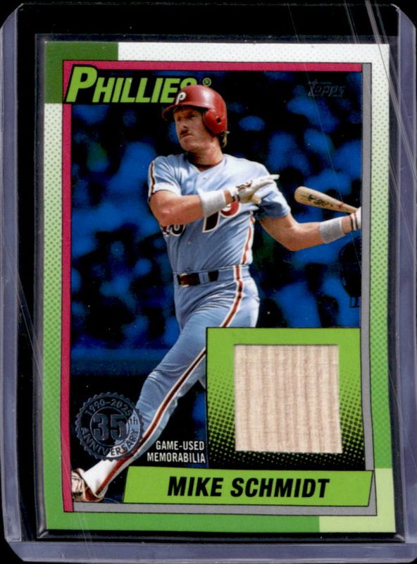 Mike Schmidt 2025 Topps #T90R-MS 1990 Baseball Relics (Series 1) - Blue /150 RAW